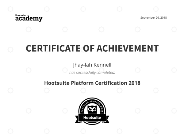 Hootsuite Certificate