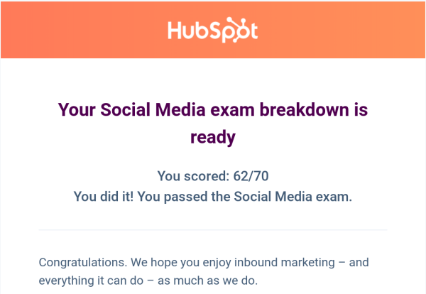 HubSpot Certification