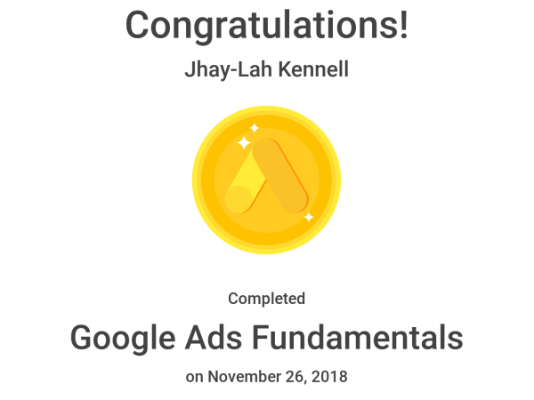 Google Ads Certificate